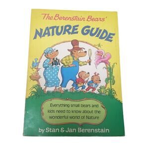 Vintage The Berenstain Bears Nature Guide Oversized Hard Softcover Book